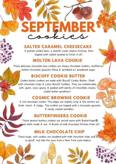 September Gourmet Cookies